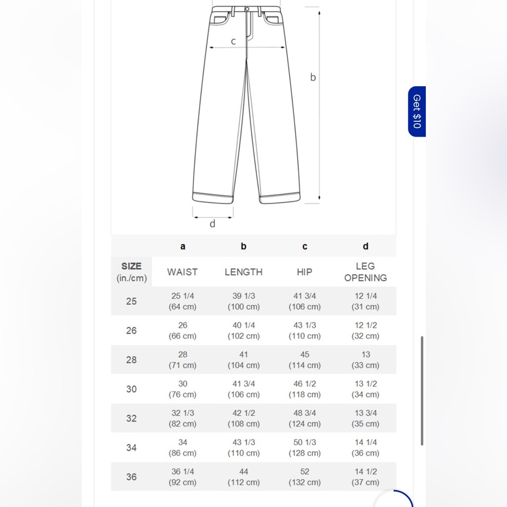 AELFRIC EDEN LEATHER WAIST UNISEX BAGGY JEANS Men’s Size 32 Women’s Size 12 NWT - Picture 7 of 7